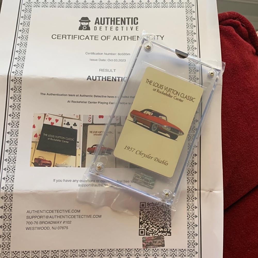 LV RARE❌1957 LV CLASSIC ED Card 🥳🥳❌❌